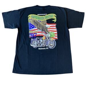 vintage 90s SOPOTNICKS CABBAGE PATCH SAMSULA FL BIKE WEEK '97 t-shirt XL